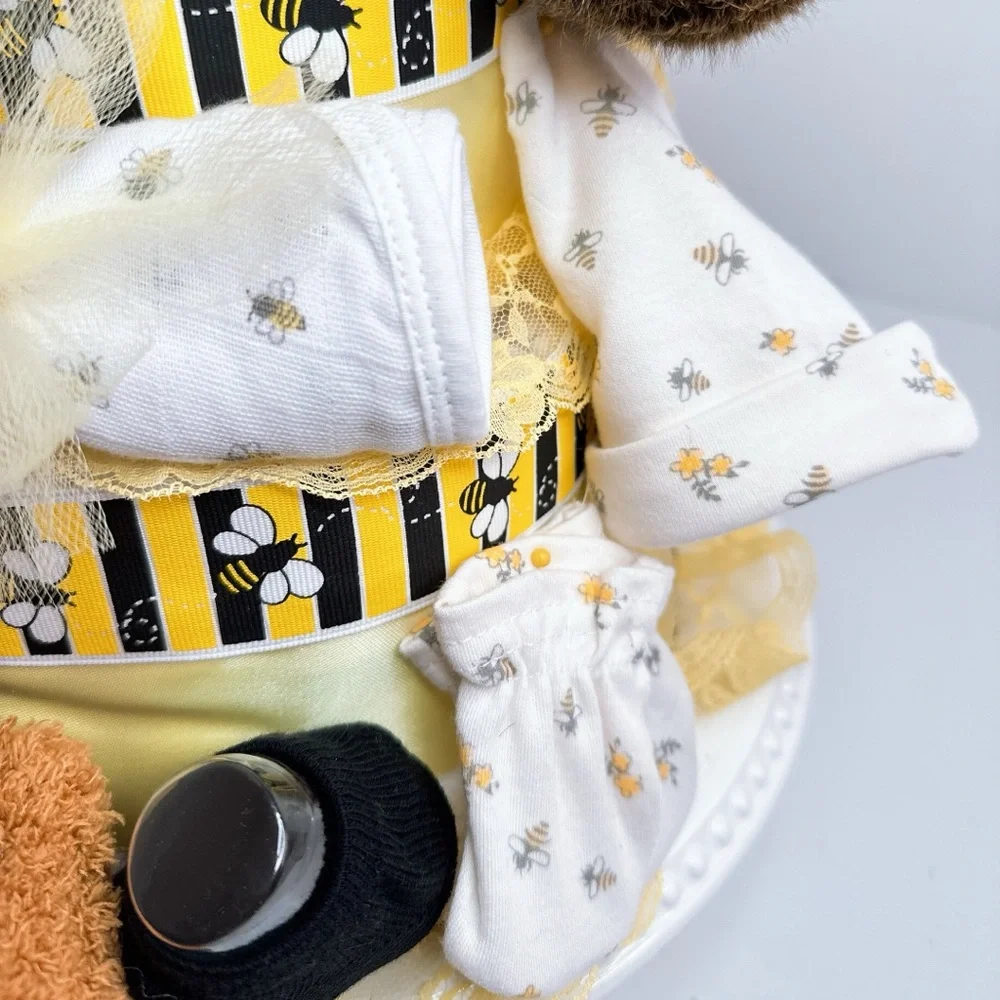 Sunflowers Diaper Cake, Bee Baby Shower